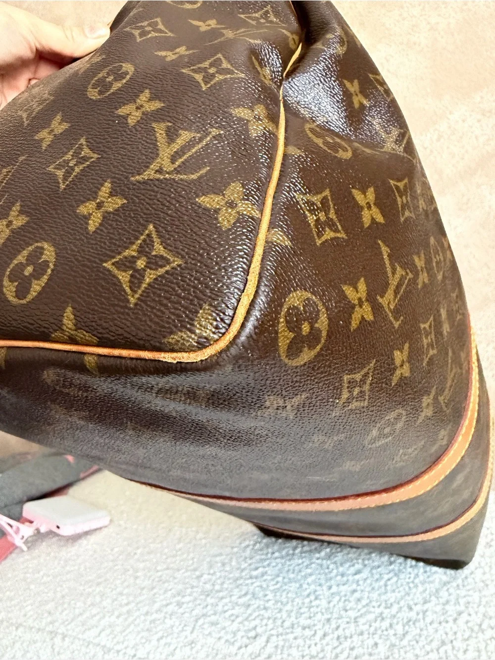 Louis Vuitton Brown Monogram Keepall 50